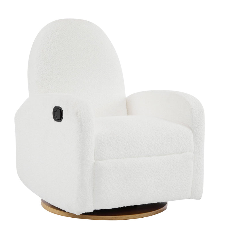 Contemporary 360 Swivel And Glider Recliner Chair