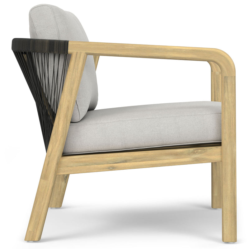 Palmetto - Outdoor Conversation Chair (Set of 2) - Silver