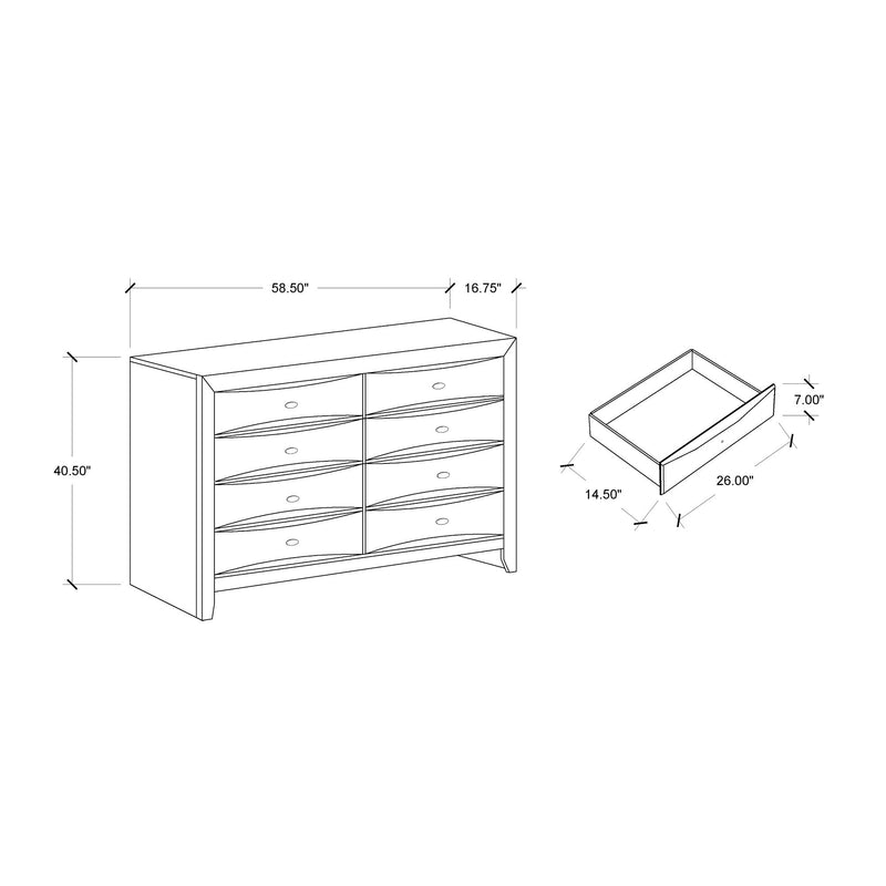 Lucille - Dresser With Spacious Drawers