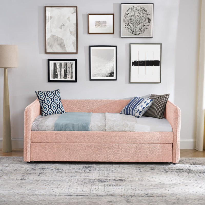 Upholstered Daybed With Pop Up Trundle