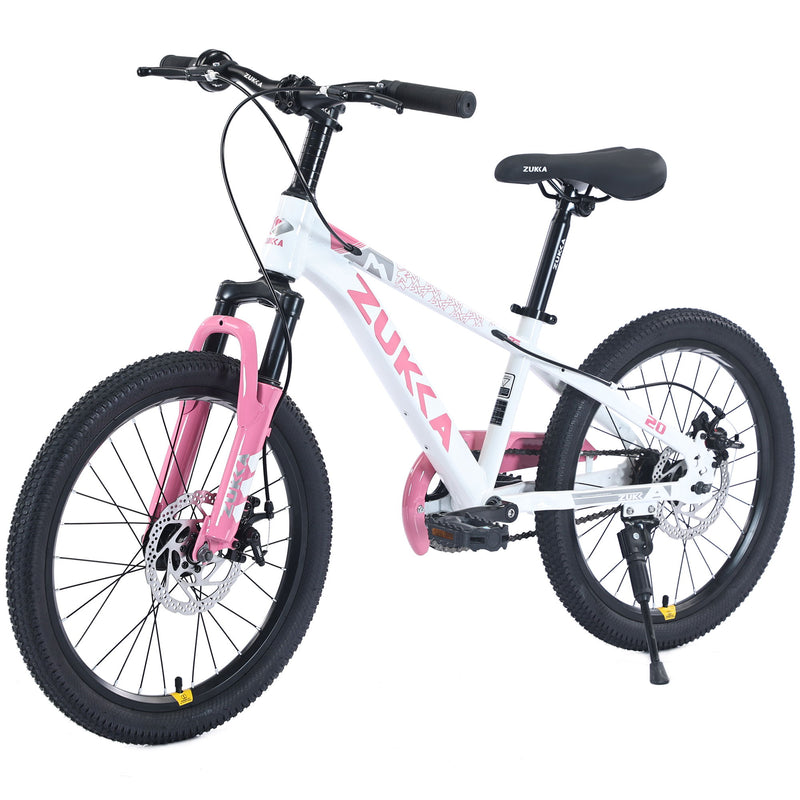 Zukka - 20" Mountain Bike With Adjustable Saddle And Suspension Fork
