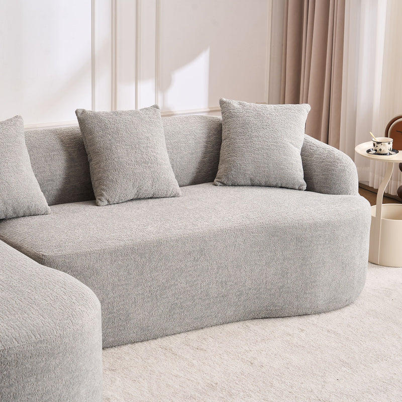 Combined Sofa With 4 Pillows