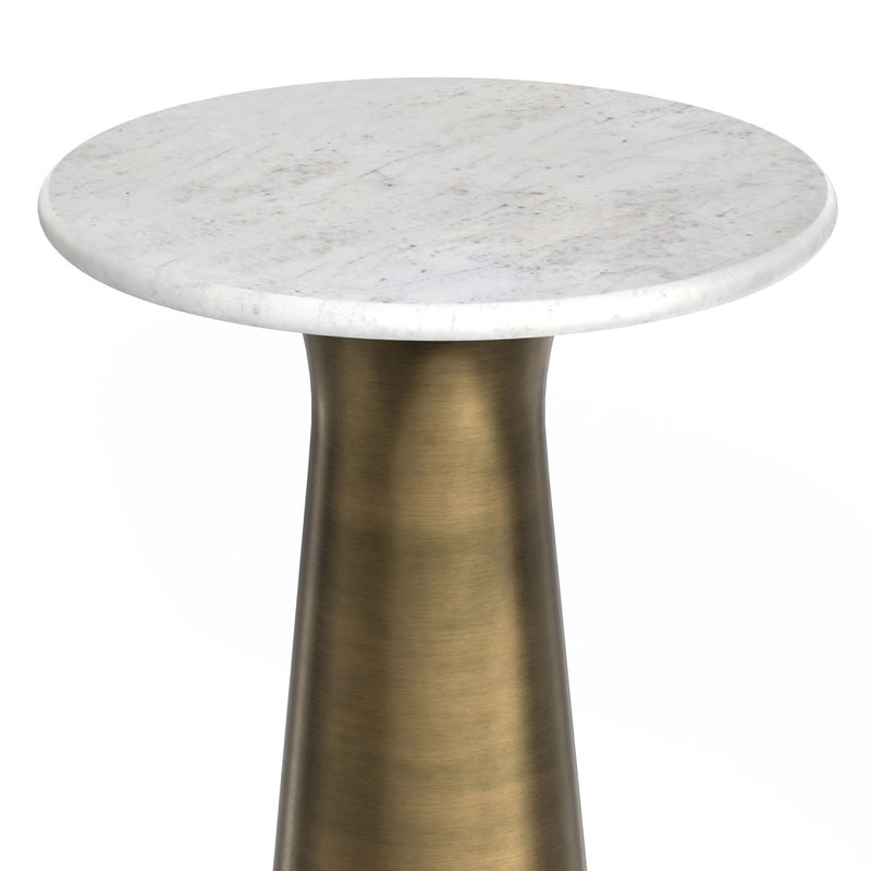 Nicollette - Side Table - Antique Brass