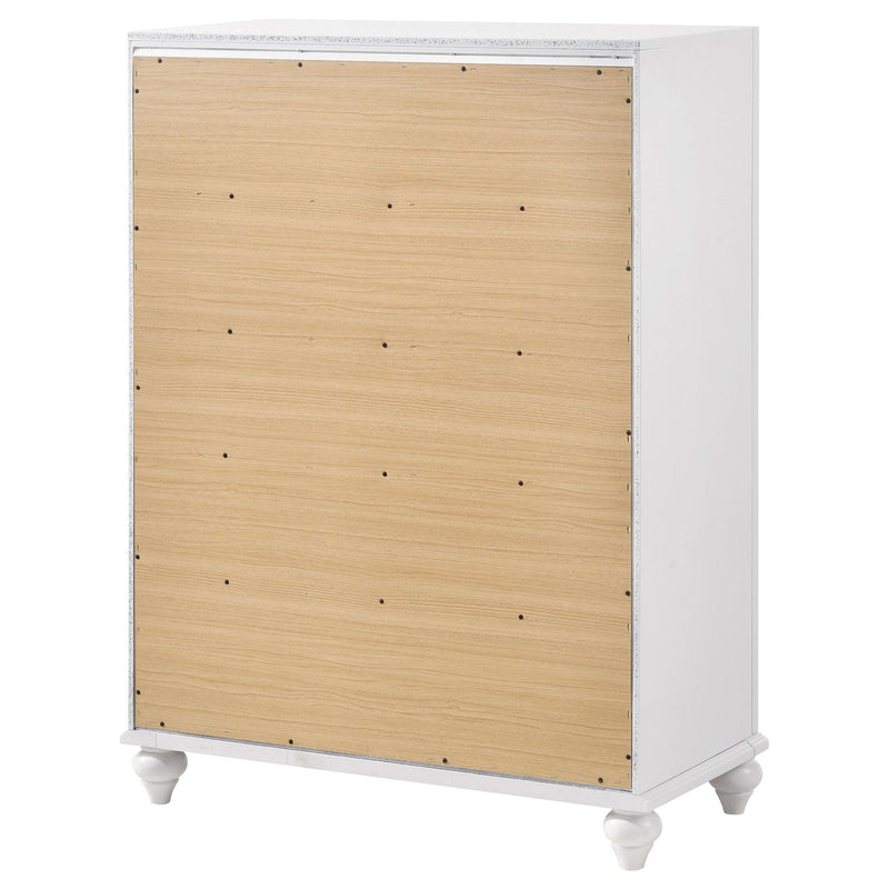 Randall - 5 Drawer Chest - White