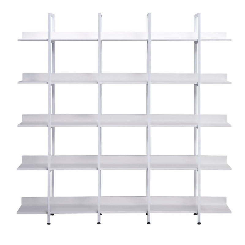 Vintage Industrial 5 Tier Open Bookcase