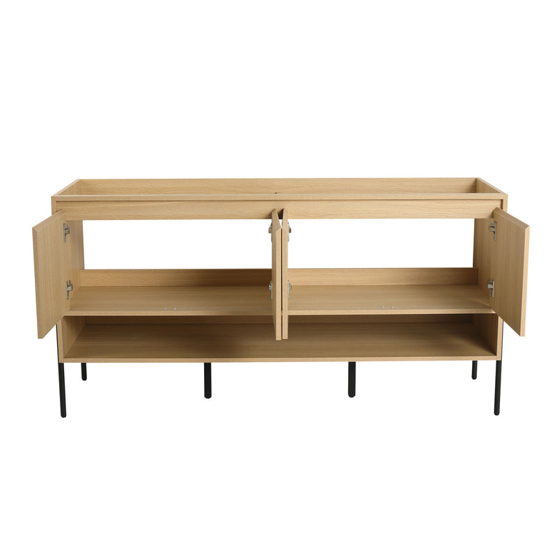 Freestanding Bathroom Vanity & Soft Close Cabinet Doors