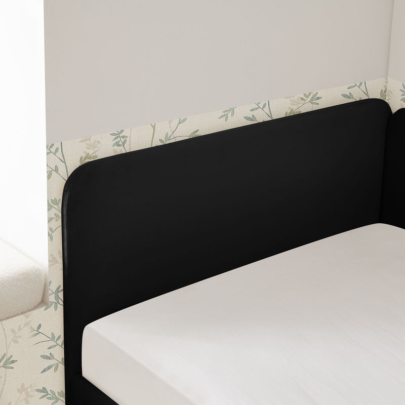 Upholstered Platform Bed Frame With 2 Storage Drawers And Adjustable Sofa Bed