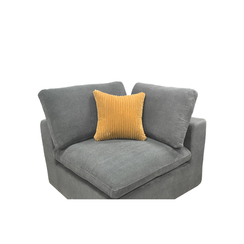 Custom Configuration Modular Sectional & Toss Pillows