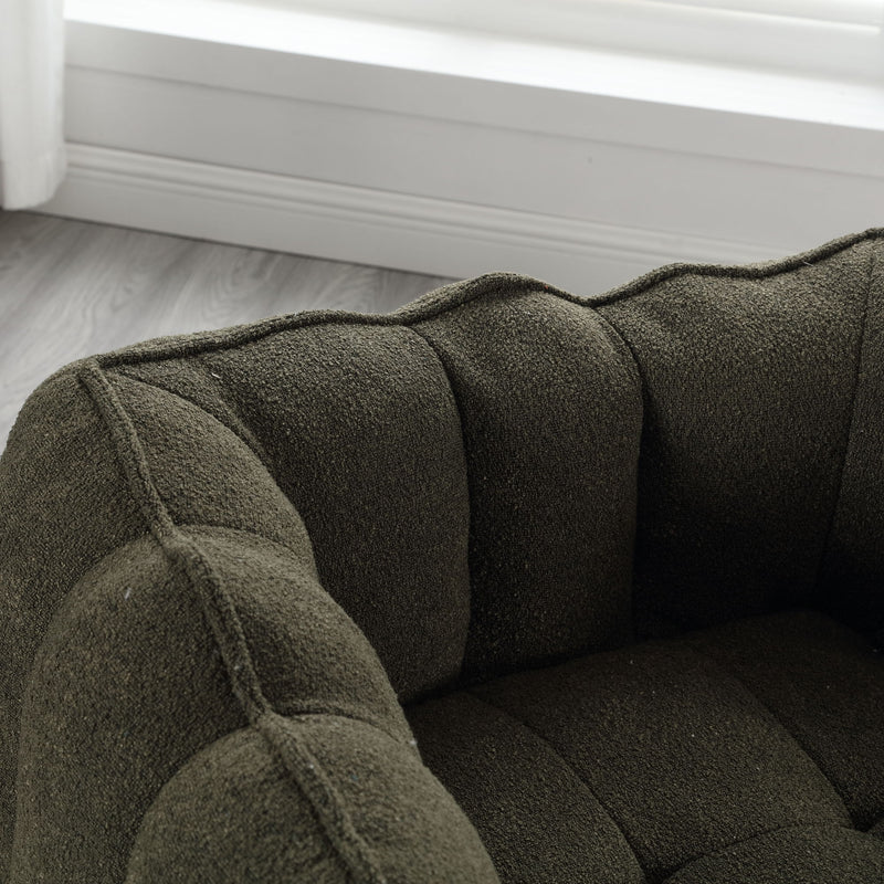 Soft Bean Bag Chair With High Resilient Foam
