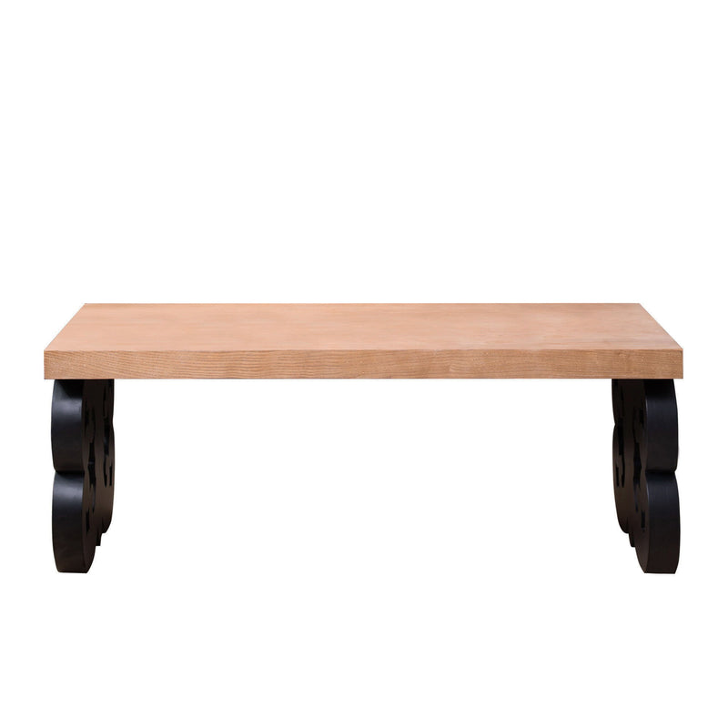 Ornate Scroll Base Coffee Table
