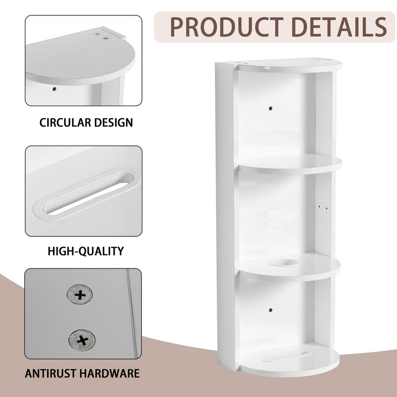 Freestanding Bathroom Vanity With Sink And Storage Rack, Soft Close Doors Base With Basin