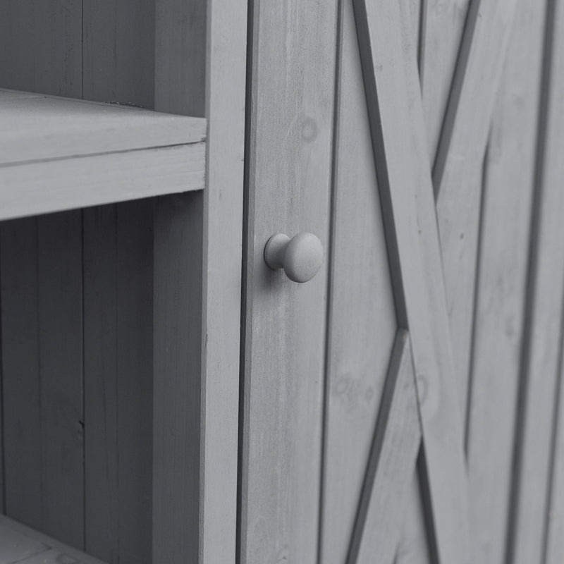 Foldable Outdoor Kitchen Island With Storage Cabinet