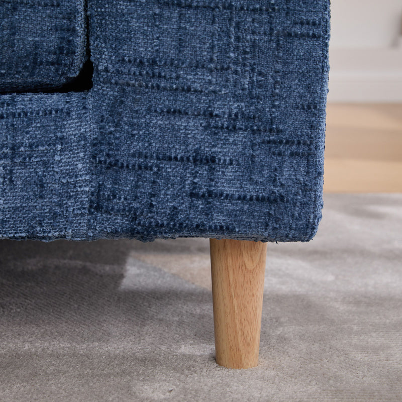 Modern Upholstered End Of Bed Bench With Armrests