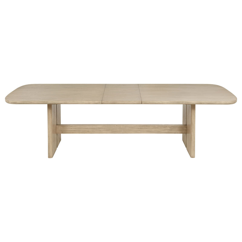 7 Piece Rectangular Dining Table Set With Chair - Oak
