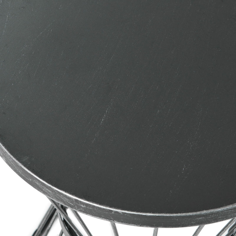 Lassen - Modern Outdoor Side Table With Hourglass Design