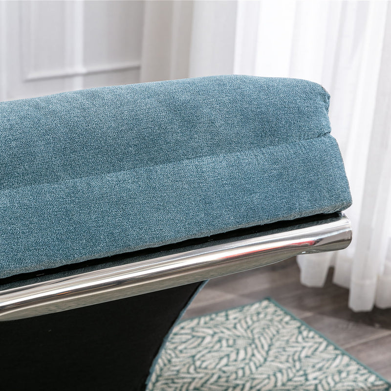 Massage Chaise Lounge Indoor With Remote Control, Ergonomic Electric Massage Lounger