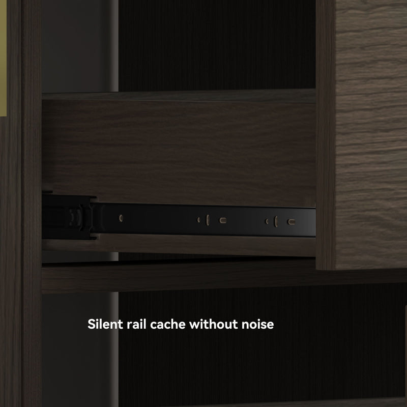 Bathroom Vanity With Abundant Storage 2 Soft Close Doors And 6 Drawers