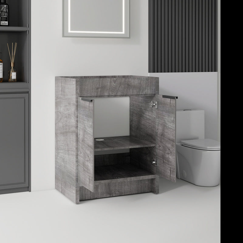 Freestanding Bathroom Vanity Cabinet With Soft Close Doors, Cabinet Only