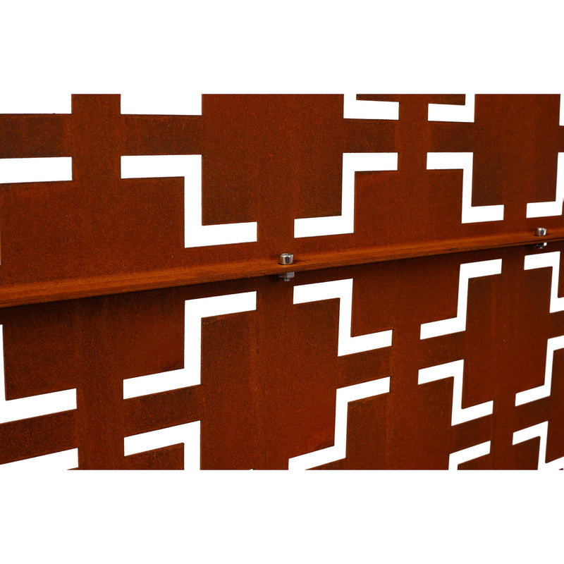 Outdoor & Indoor Metal Privacy Freestanding Decorative Screen