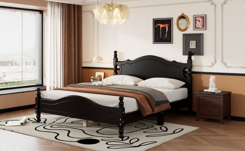 Platform Bed Frame With Slat Support