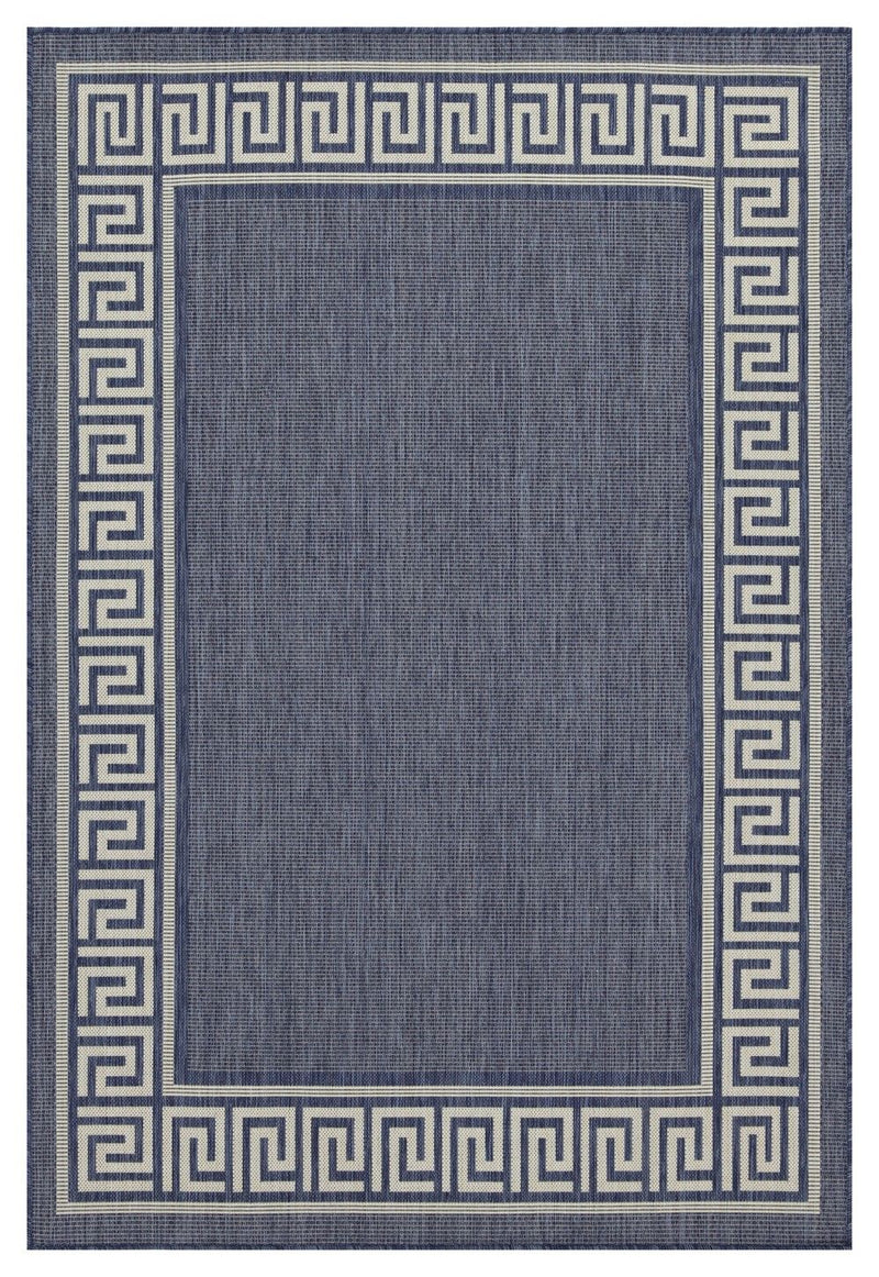 Sunshine - 5'3" X 7'3" Polypropylene Indoor, Outdoor Area Rug - Blue