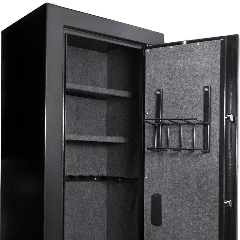 9.33 Cubic Ft Tall Biometric Rifle Safe - Black