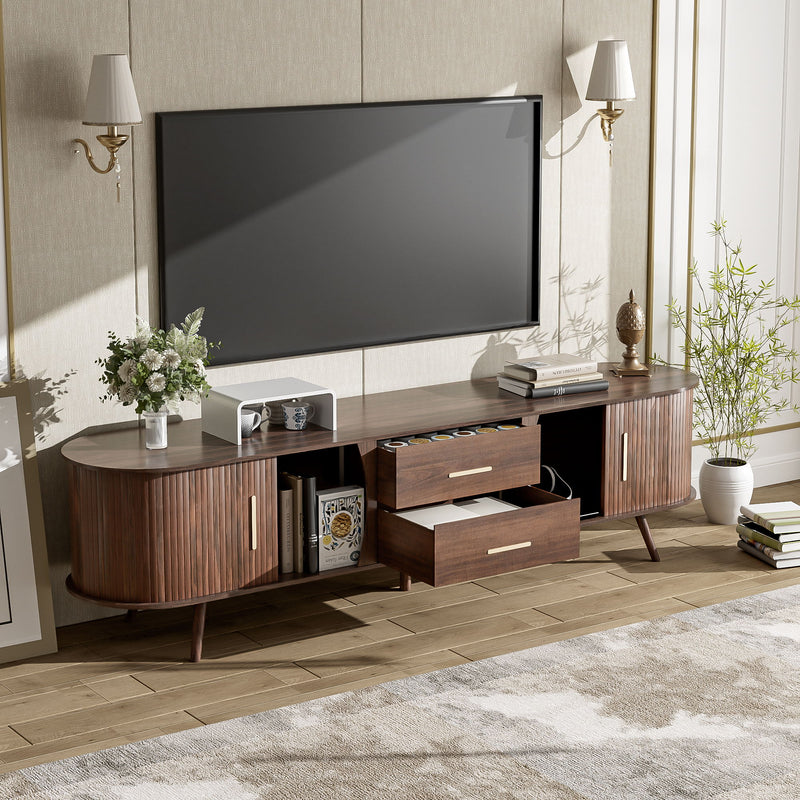 TV Stand, Entertainment Center With Storage