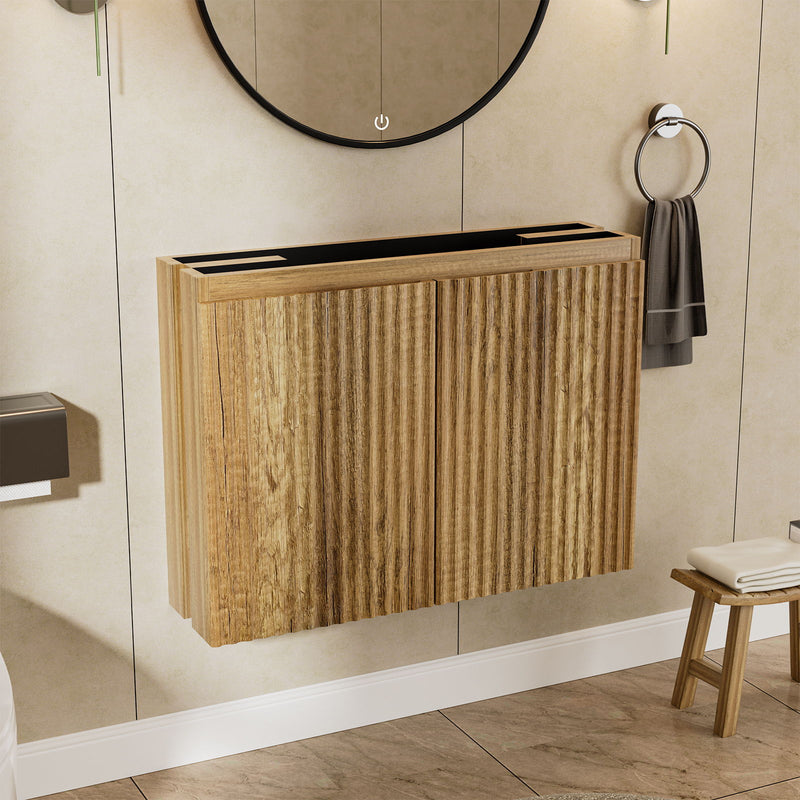 Folding Wall Cabinet With Creamic Sink