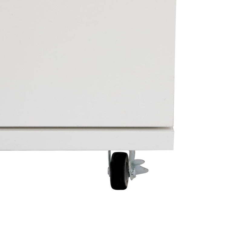5 Drawer Dresser With Handles - White