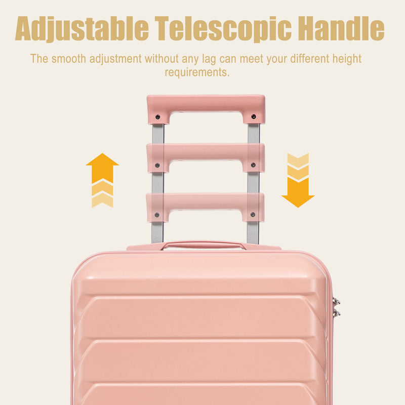 Hard Shell Travel Luggage With Scratch Resistant Surface