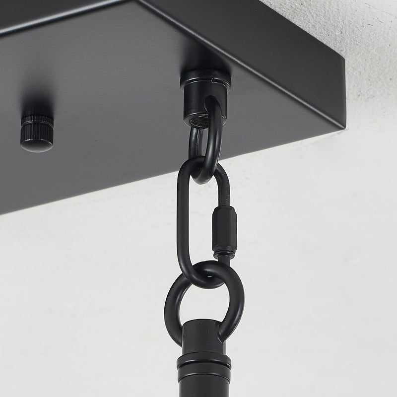 Chandelier Pendant Light For Dining Room Kitchen, 5 Light Fixture With Adjustable Height