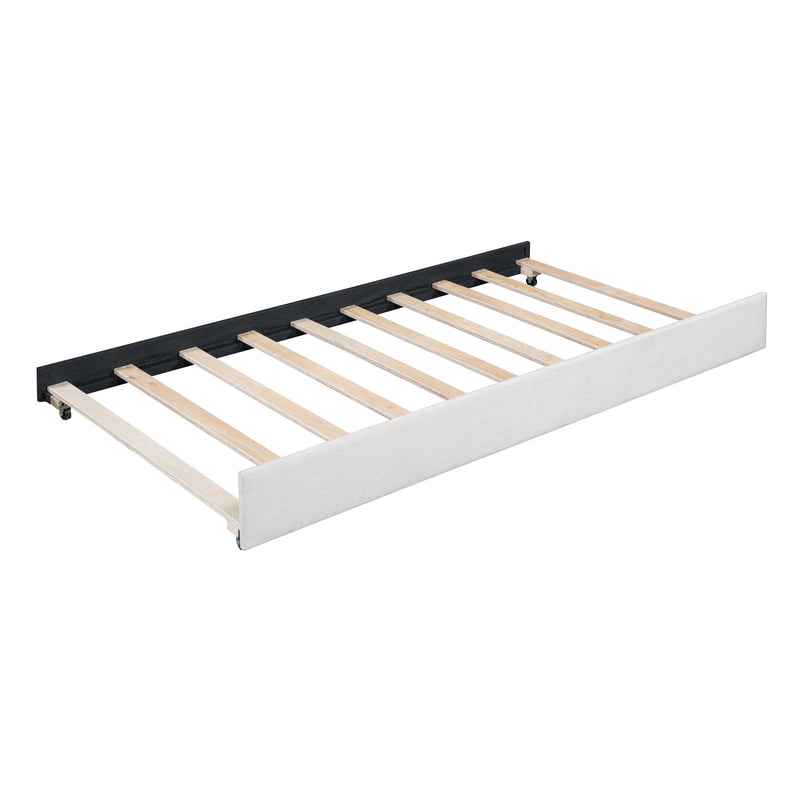 Upholstered Daybed, Sofa Bed Frame, No Box Spring Needed