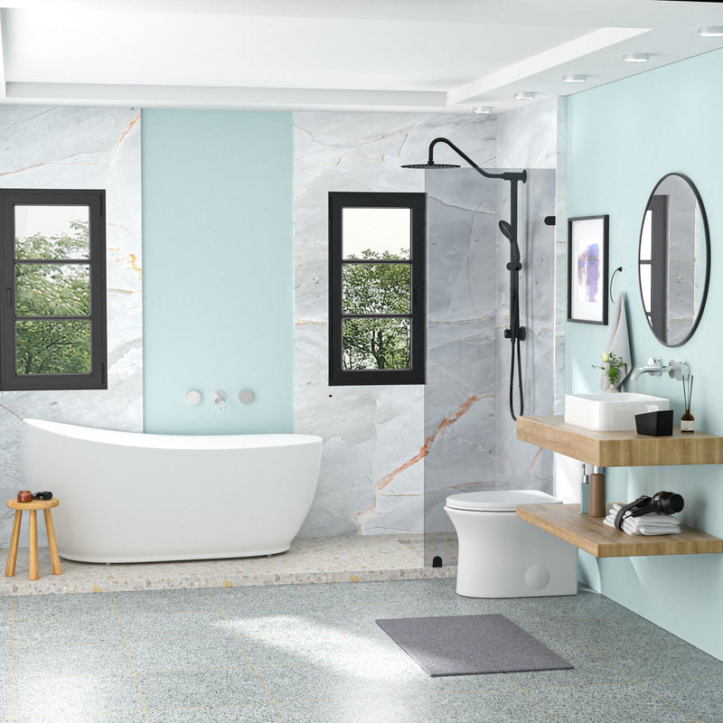 Modern European Design Ceramic Rectangular Vessel Bathroom Sink