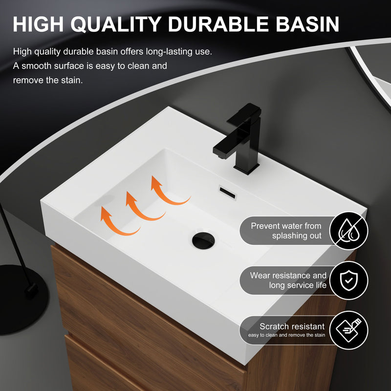 Modern Freestanding Bathroom Vanities With Single Sink Combo