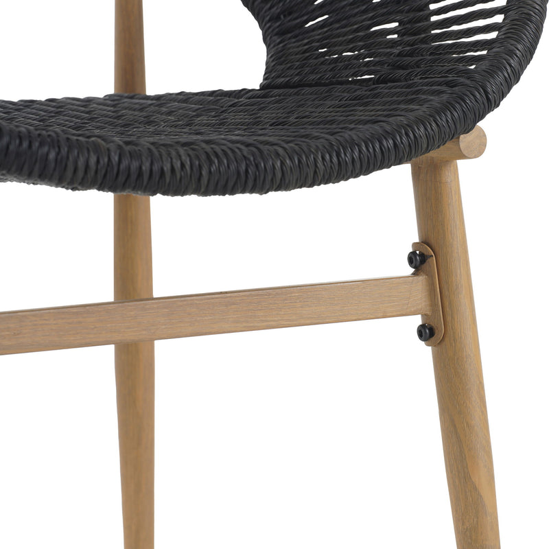 Cyril - Outdoor Papasan Style Dining Chair (Set of 2)