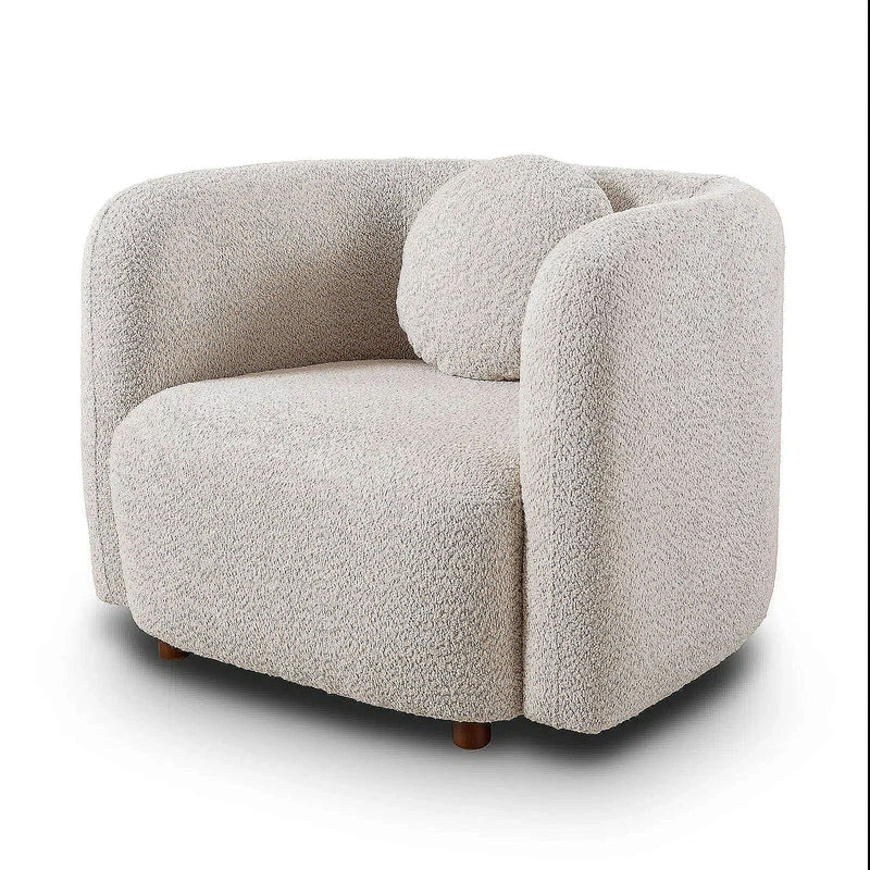 Japandi Style Accent Square Chair