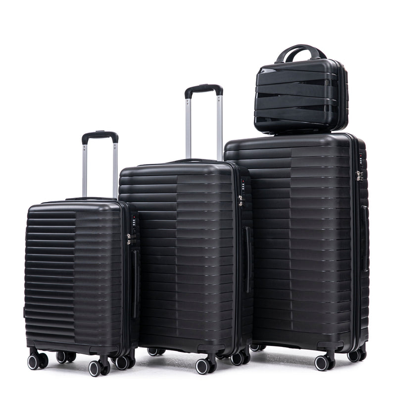 4 Piece Luggage Set, Combination Lock
