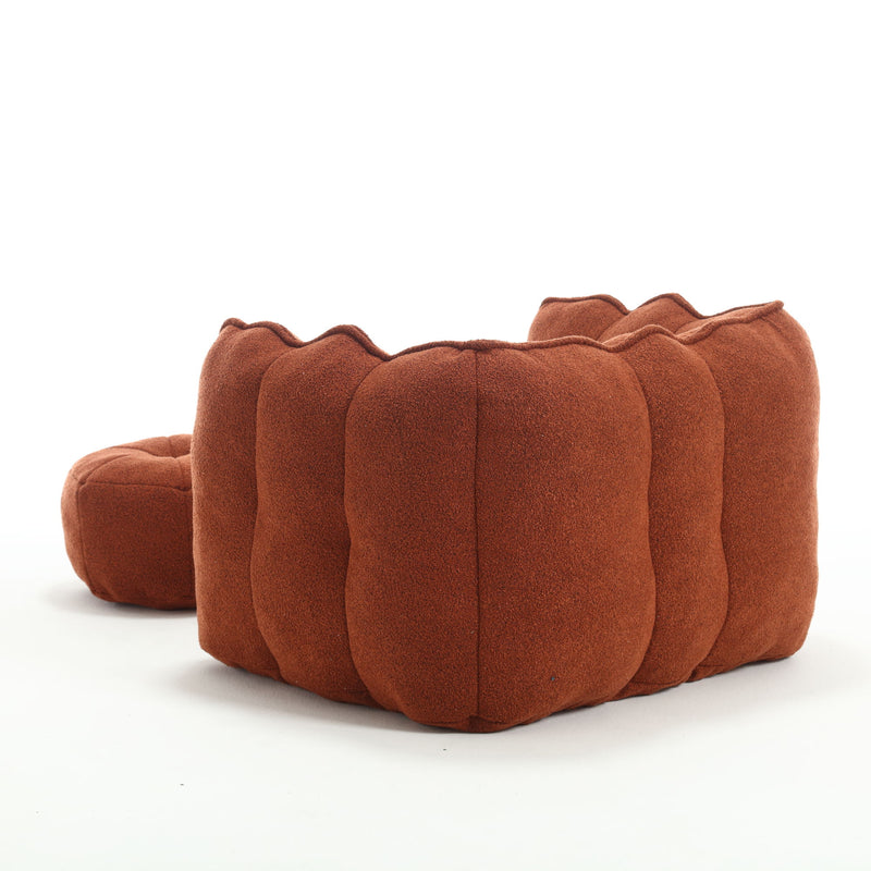 Soft Bean Bag Chair With High Resilient Foam