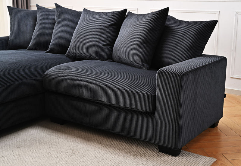Luxe - Oversized 2 Piece Sectional Couches For Living Room, L Shaped Sofa With Chaise