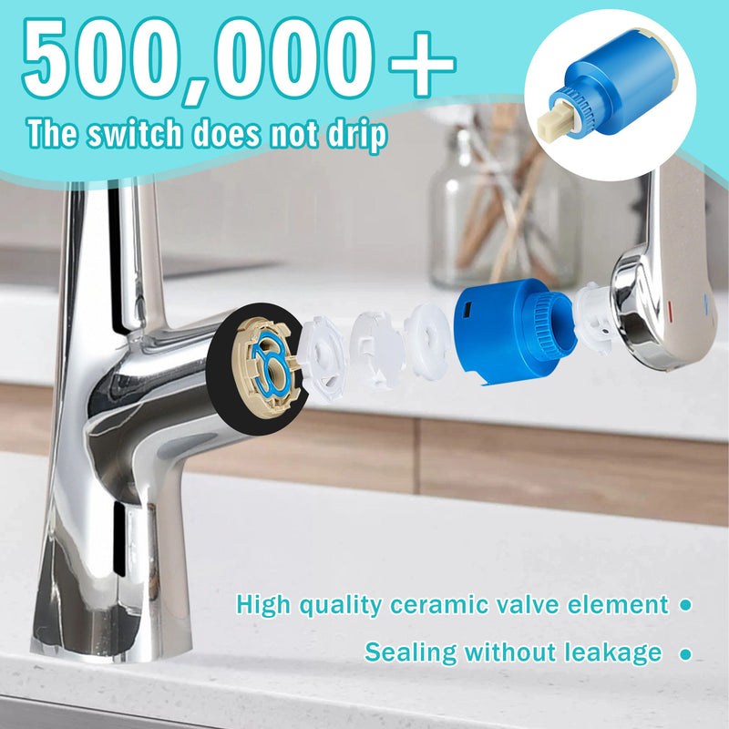 Professional Kitchen Faucet With 3 Function 360 Sprayer And 1 Touch Switching