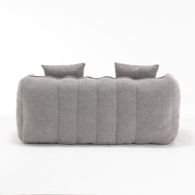 Cozy Beanbag Chair With High Resilience Foam Core For 2