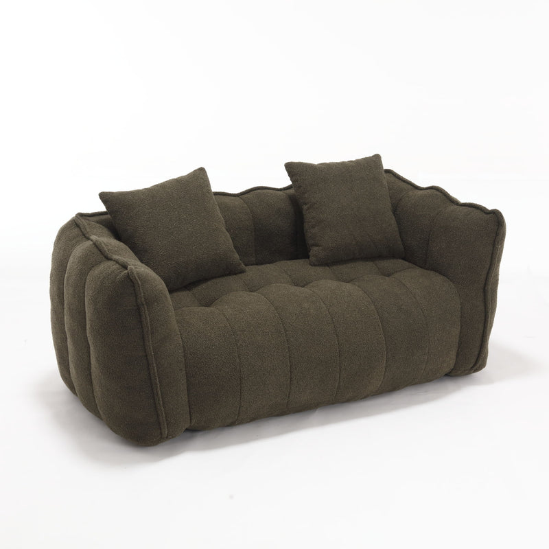 Cozy Beanbag Chair With High Resilience Foam Core For 2