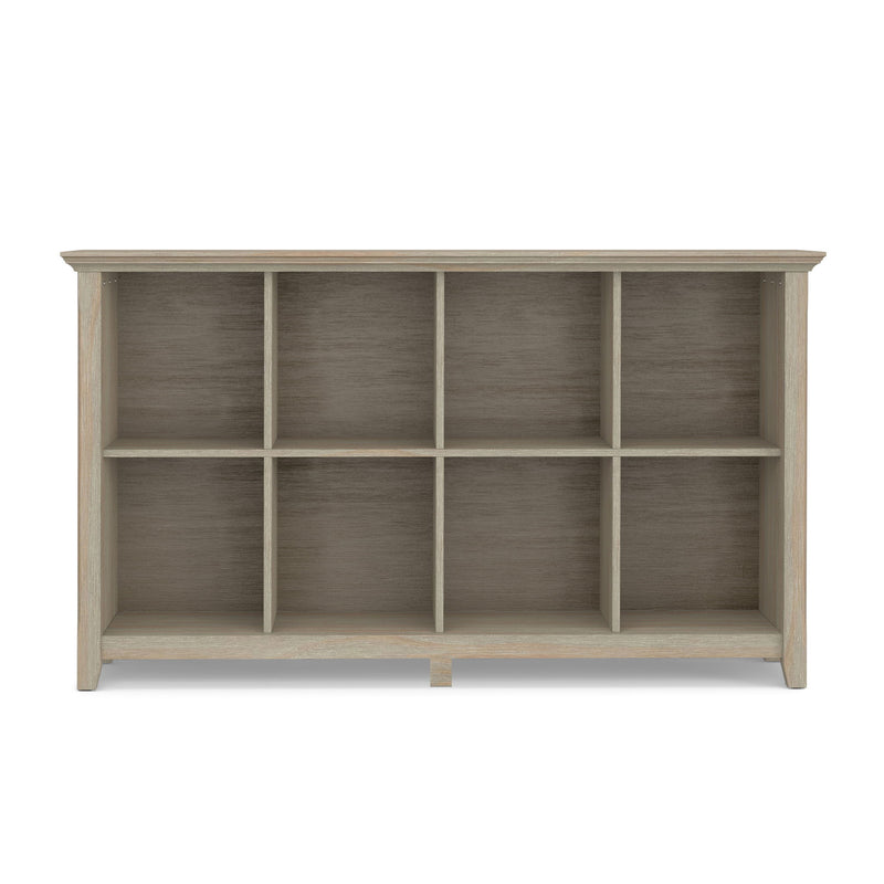 Acadian - 8 Cube Storage Sofa Table - Light Brown
