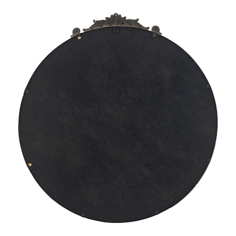 Classic Design Mirror With Baroque Inspired Frame For Bathroom, Entryway Console Lean Against Wall