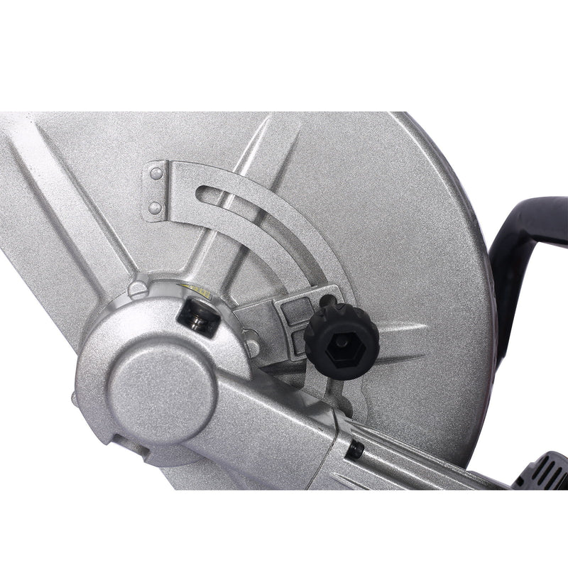 Heavy Duty Electric 14" Cut Off Saw With Water Line Attachment - Black / Silver