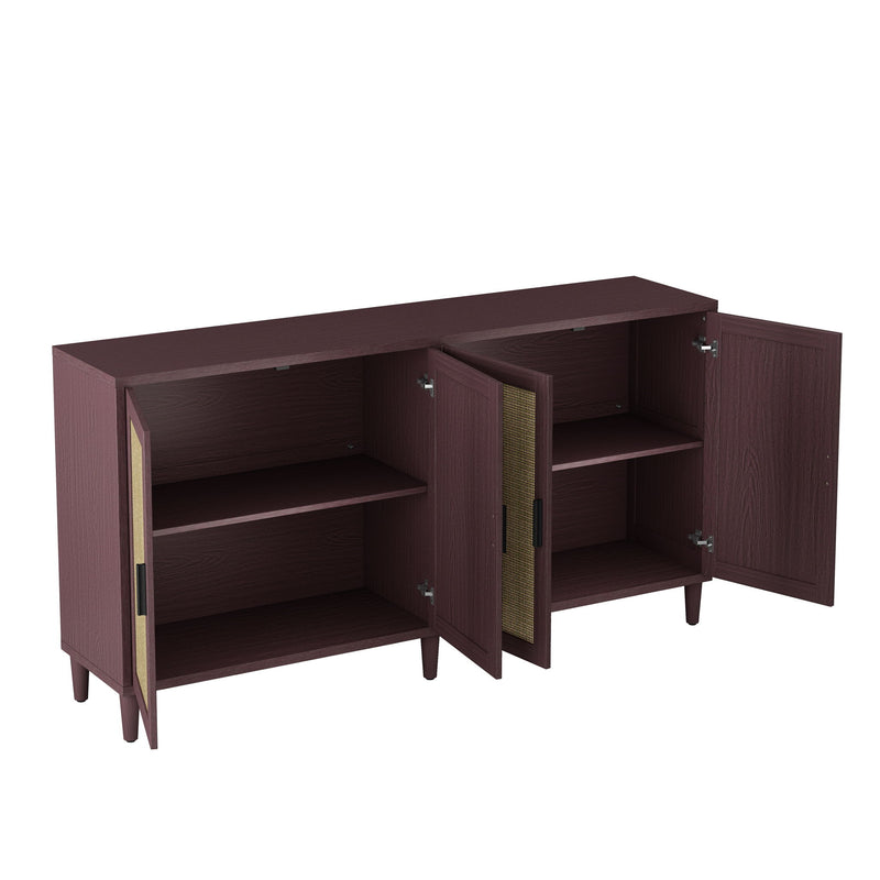 Buffet Cabinet With Adjustable Shelves For Kitchen