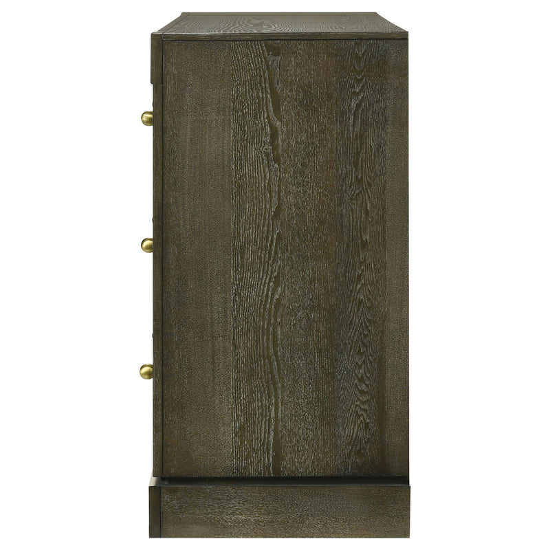 Sundance - 6 Drawer Dresser Cabinet - Dark Brown