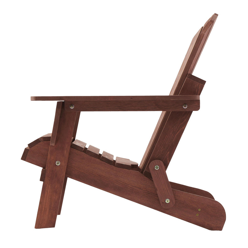 Oversize Outdoor Folding Adirondack Chair, Patio Chair For Garden