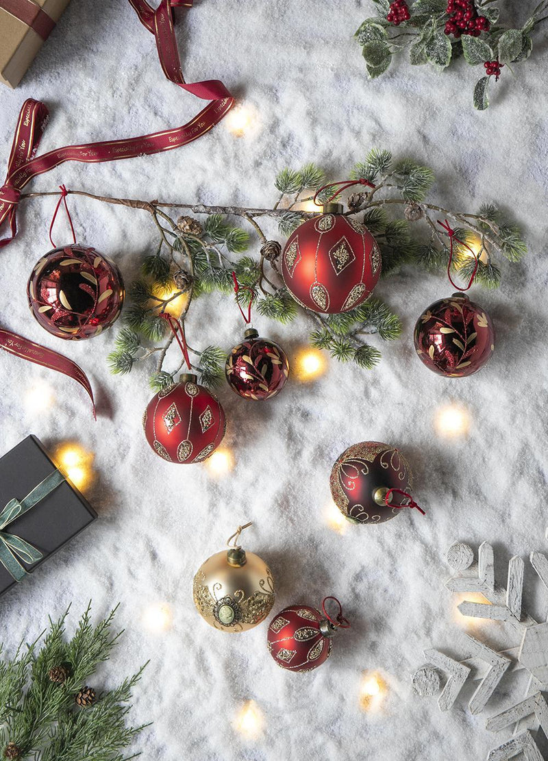 Christmas Ball, Decorative Hanging Ball Christmas Tree Ornaments For Holiday Decorations