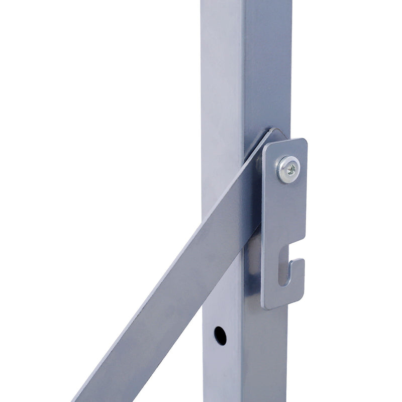 Wall-Mounted Folding Tire Storage, 30.5 To 50.5" Wide, Supports 300 Pounds - Gray